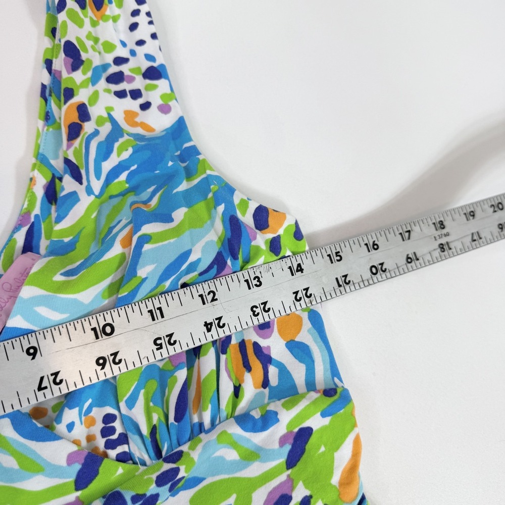 Lilly Pulitzer Dress Womens Small Sleeveless V Neck Floral Print Sundress Summer - Picture 6 of 9